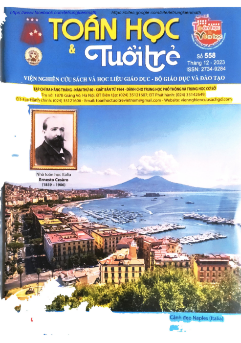 Tạp chí toán học và tuổi trẻ tháng 12 năm 2024